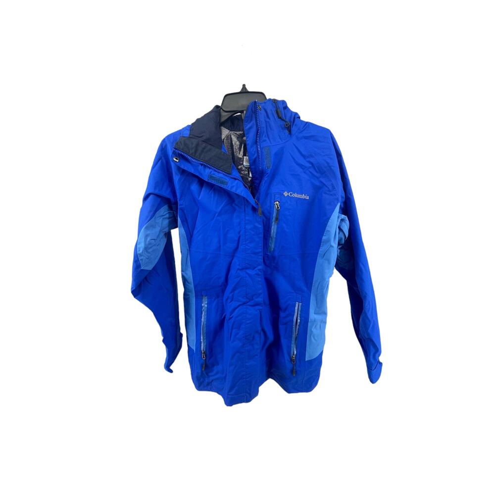 Columbia Interchange Two-Tone Blue Winter Jacket Women's Size Small